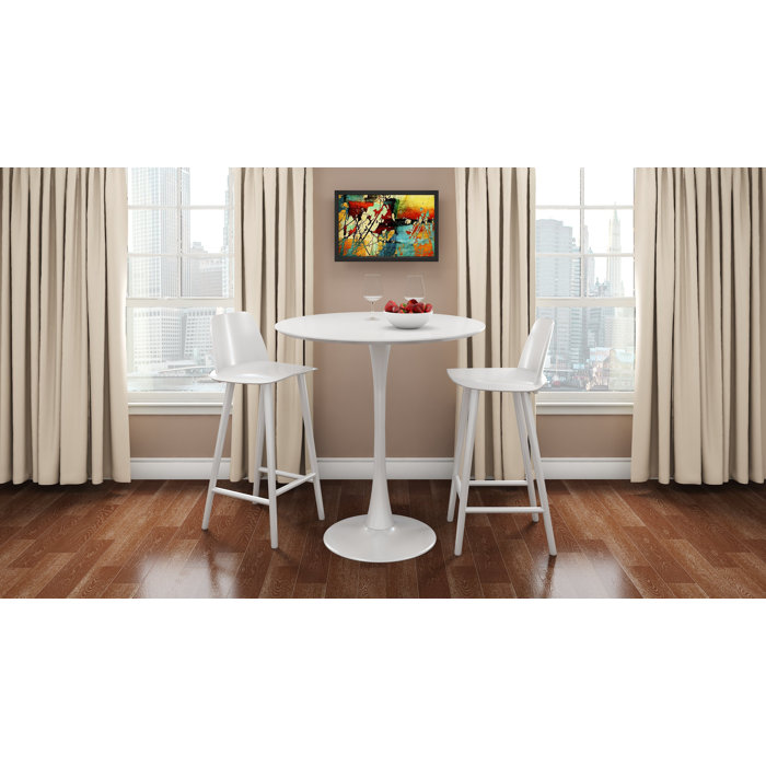 Corrigan Studio® Tiphaine Bar Height Pedestal Dining Table & Reviews